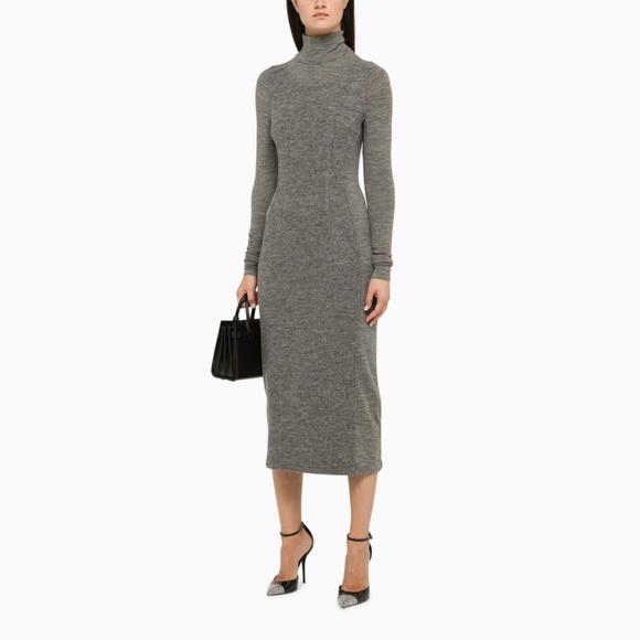 Sportmax Dresses & Skirts - SPORTMAX NWT Double-layer grey knit dress ("Teismo") size S $695 originally